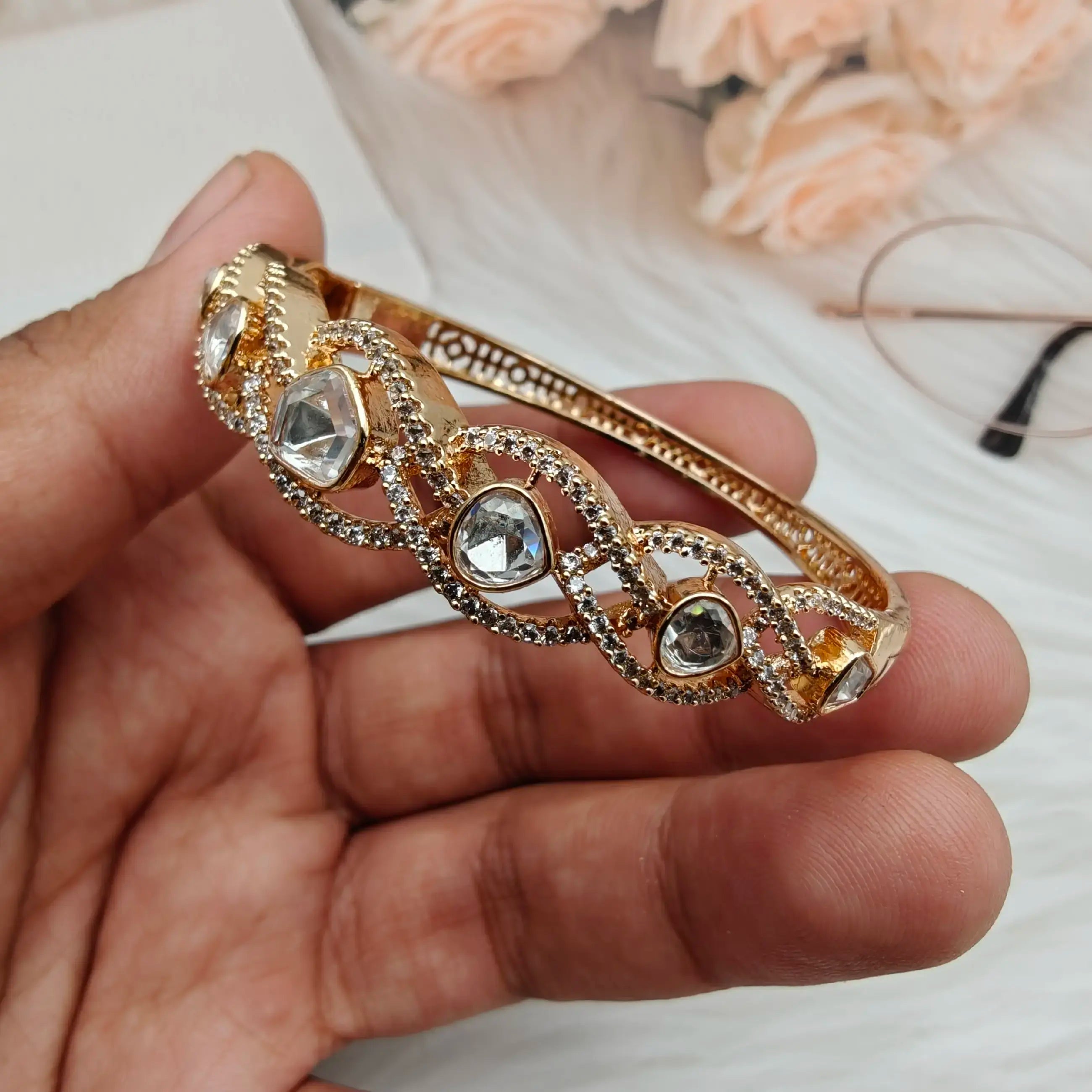 Ridhhi Openable Moissanite Bracelet