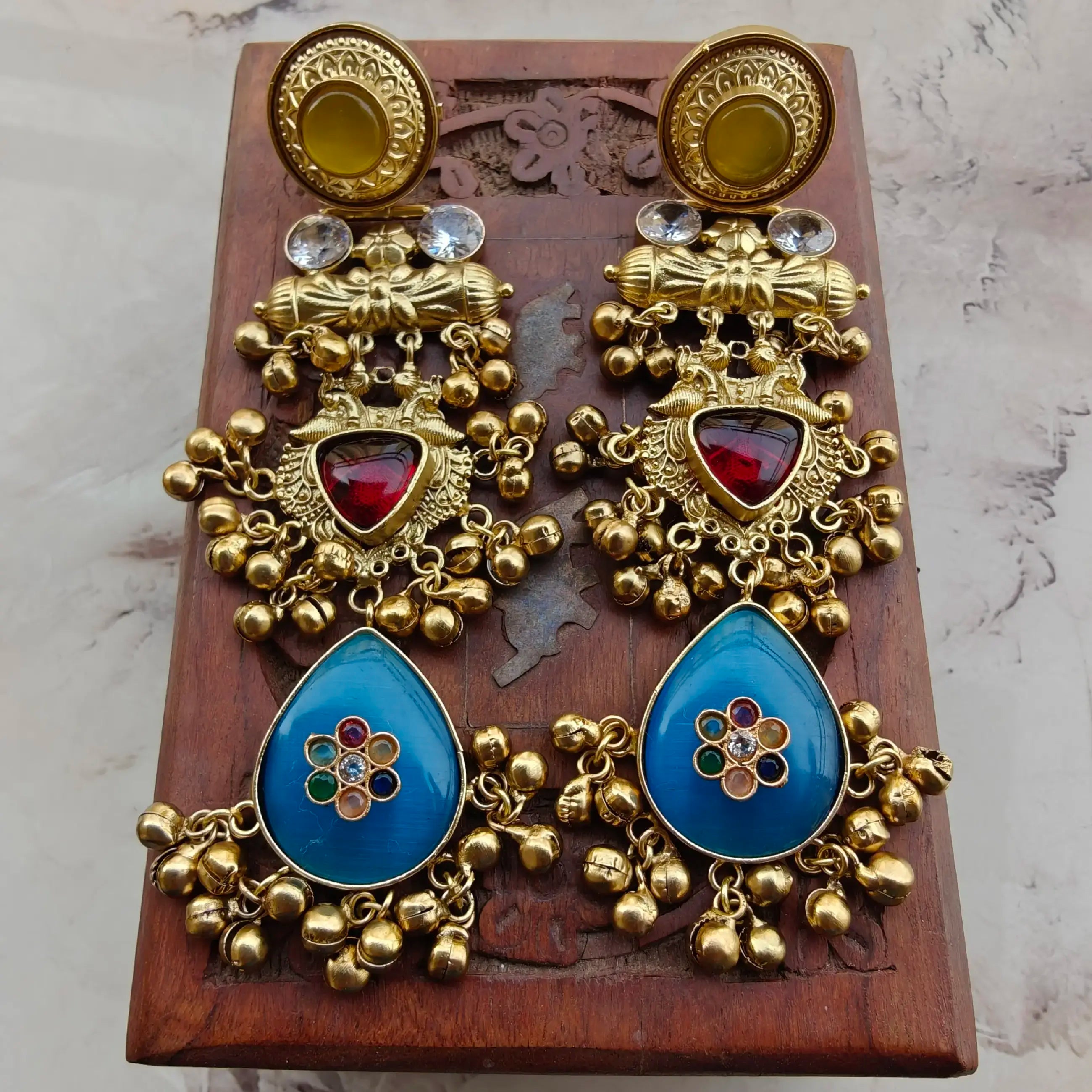 Mavi Amrapali Fusion Earrings - Multi