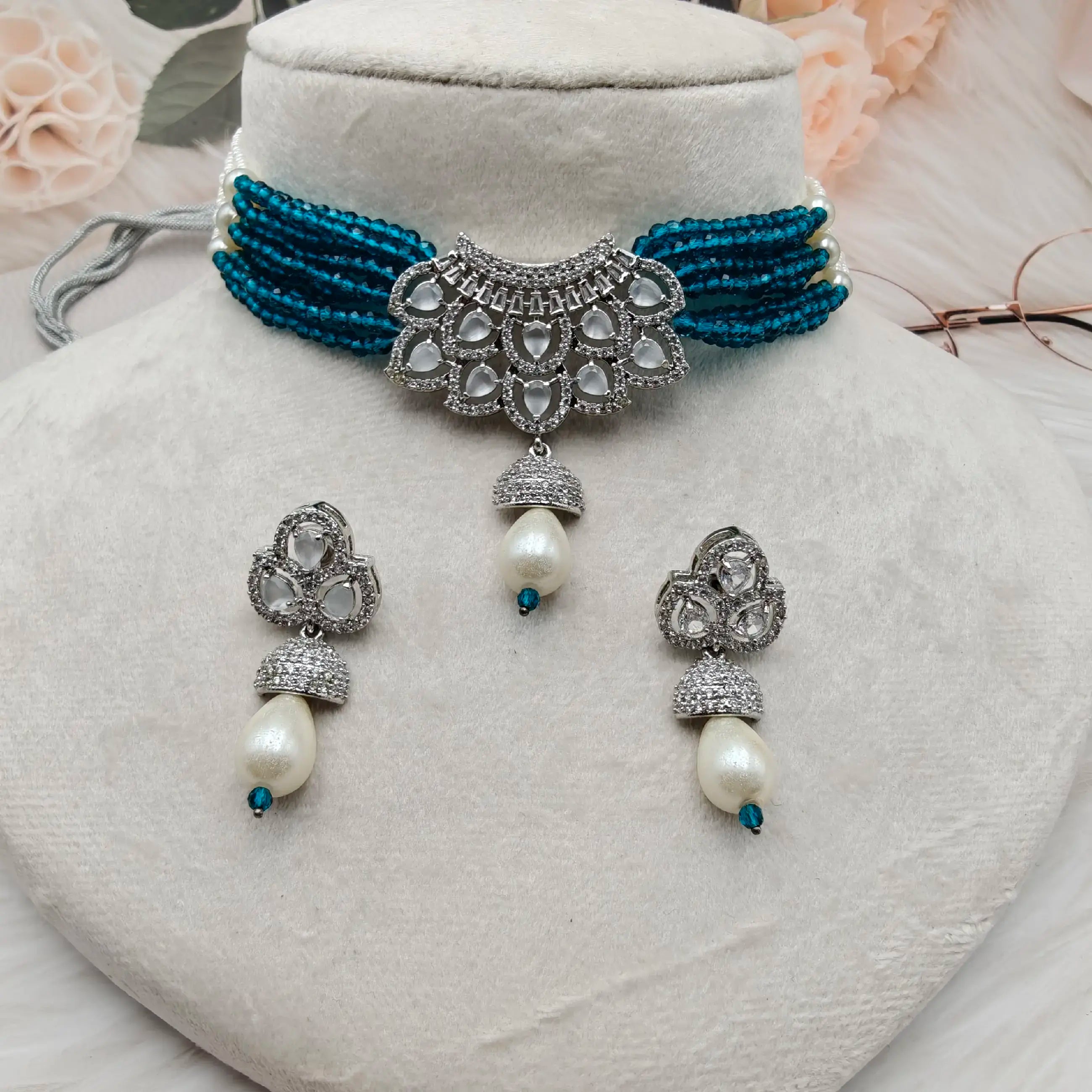 Simi AD Choker- Teal Blue