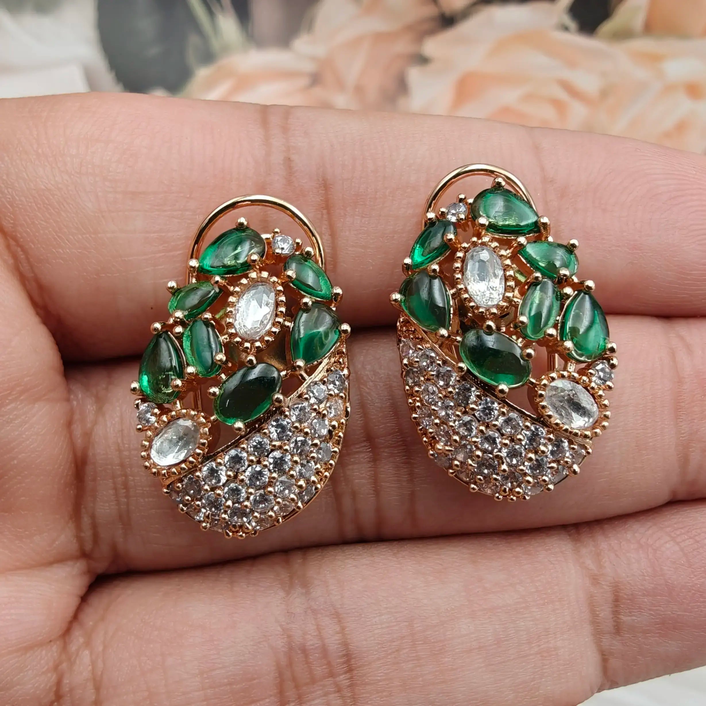 Angel Studs- Green