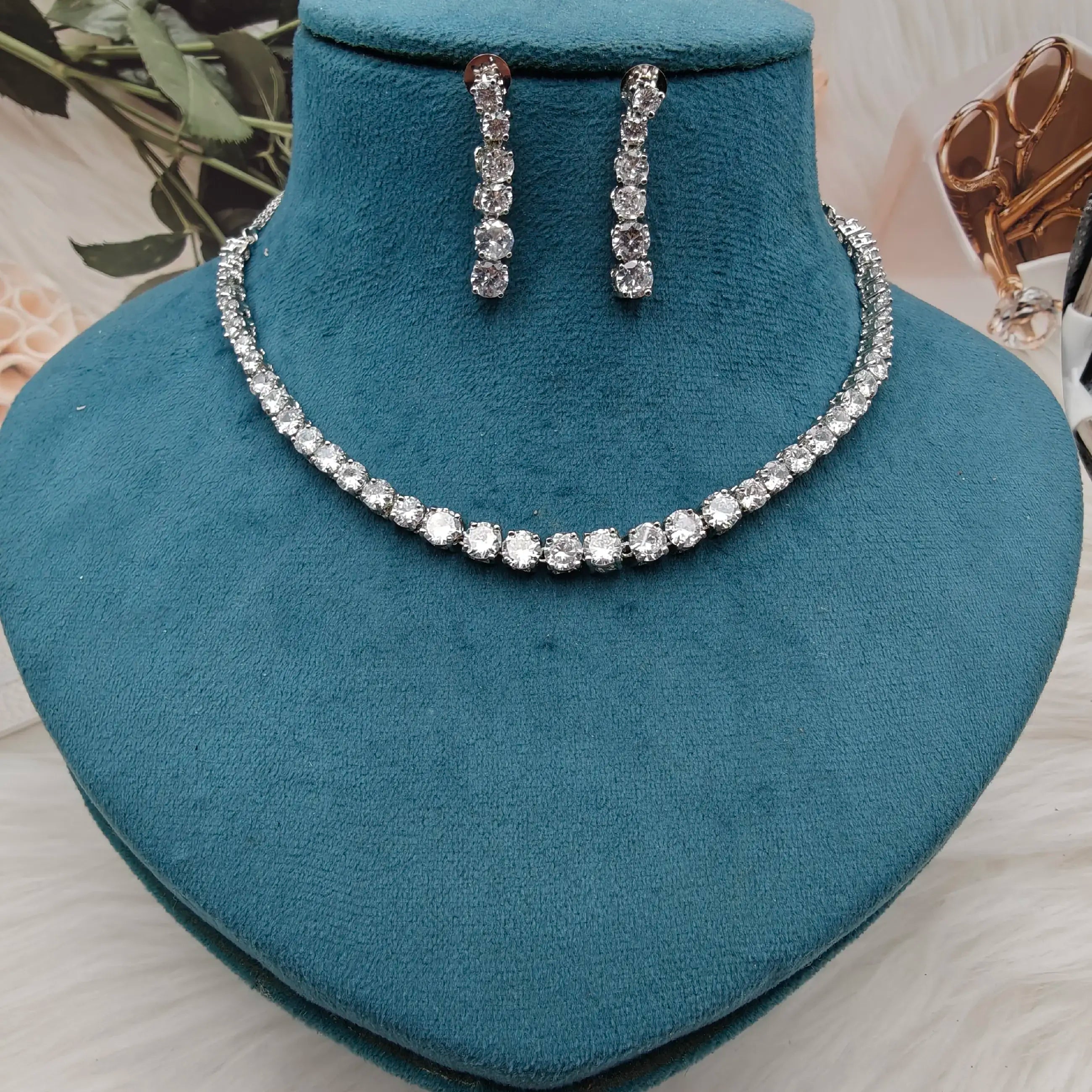 Single Line AD Necklace