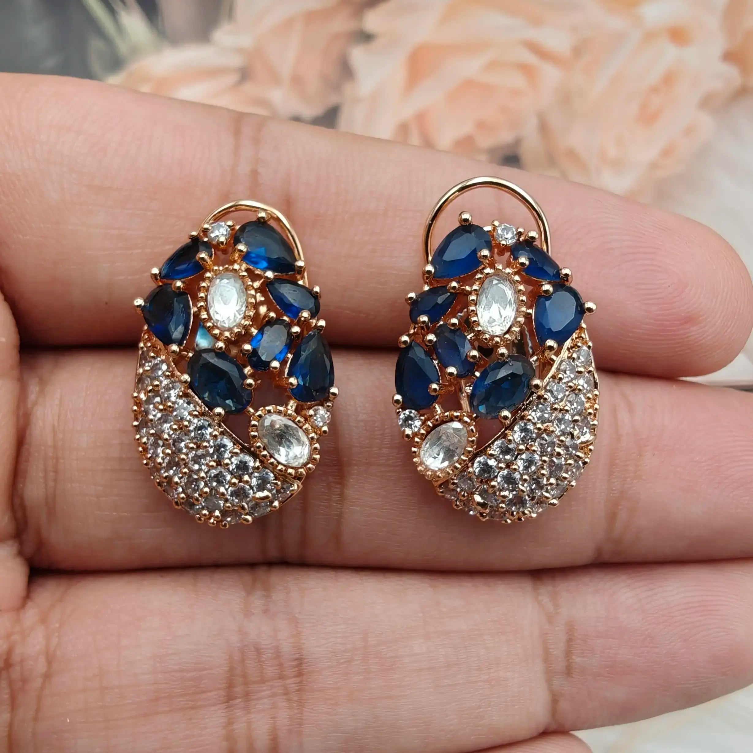 Angel Studs- Blue