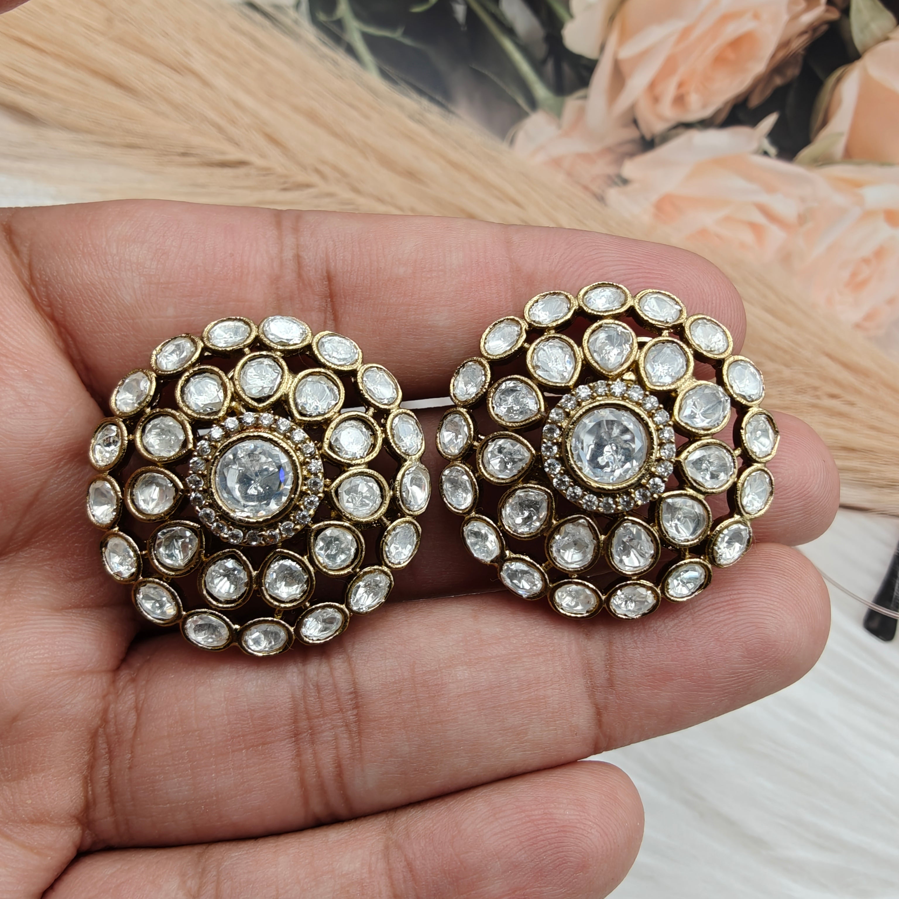 Amora Moissanite Studs