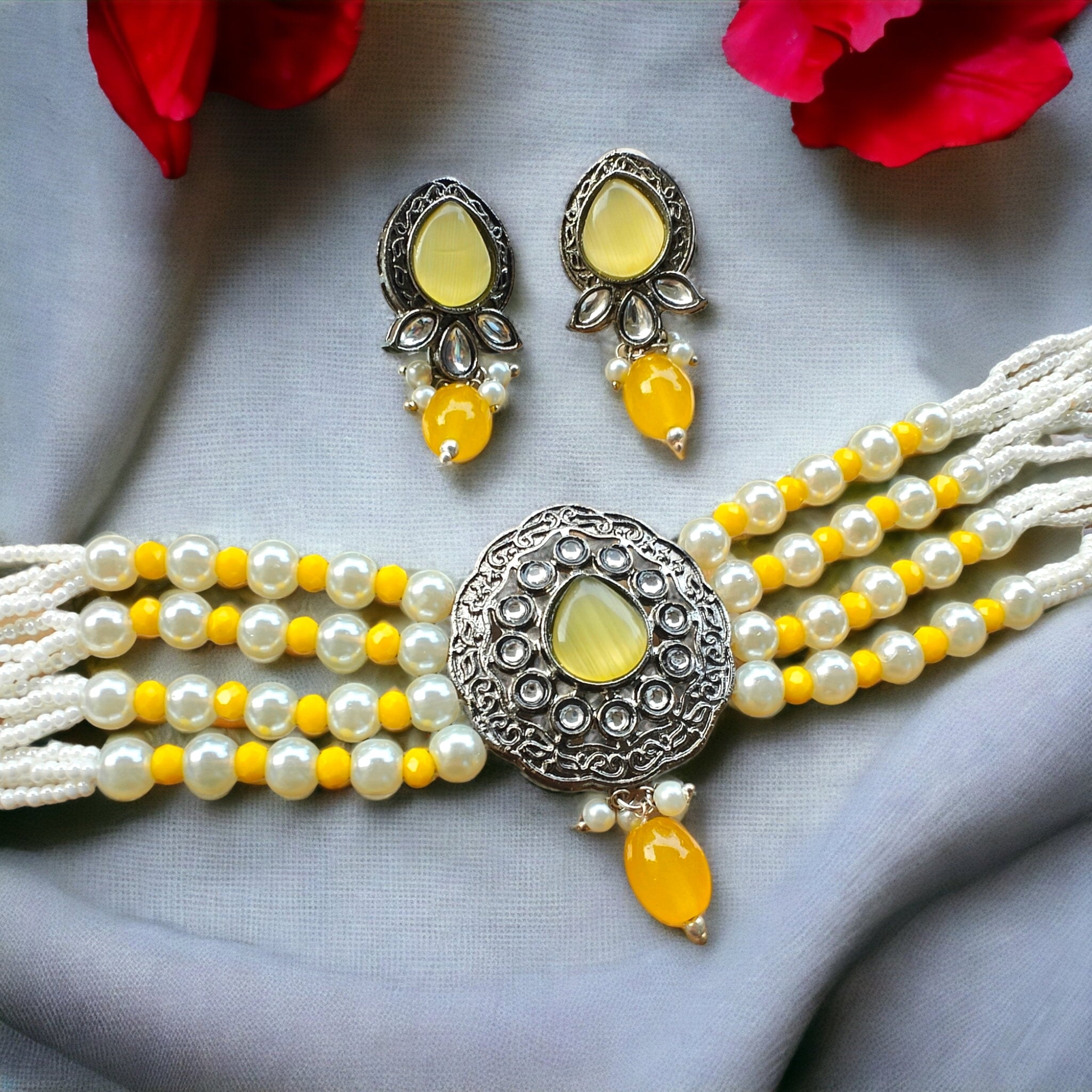 Samidha Choker- Yellow