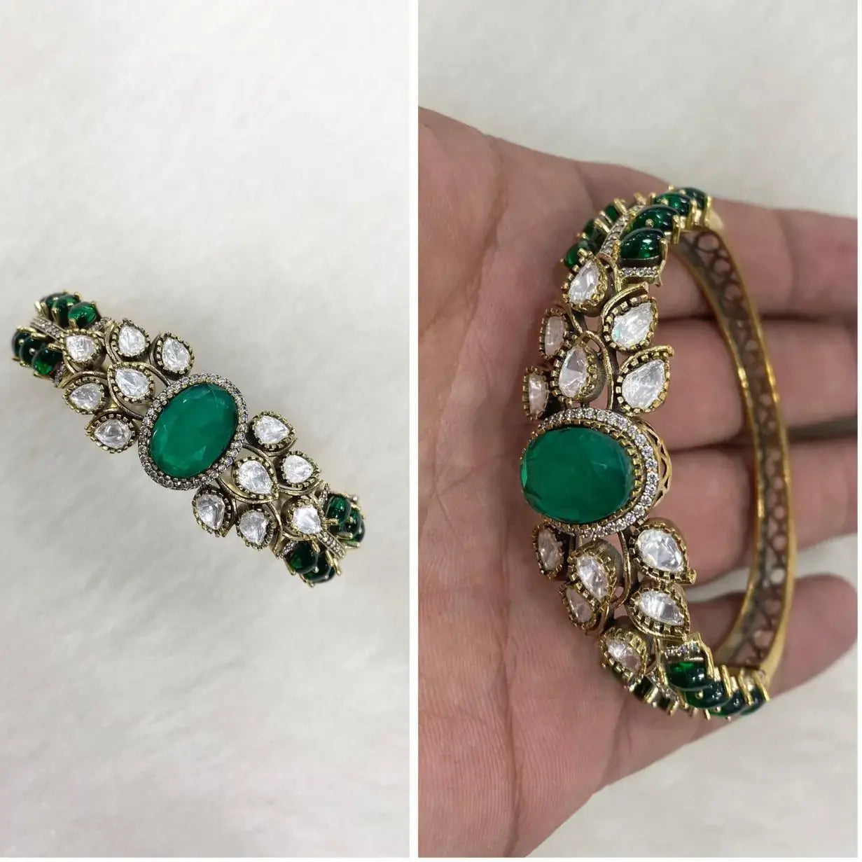 Viraang Openable Doublet Bracelet - Green (Single)