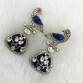 Aviara Bird Holdali Earrings - Blue