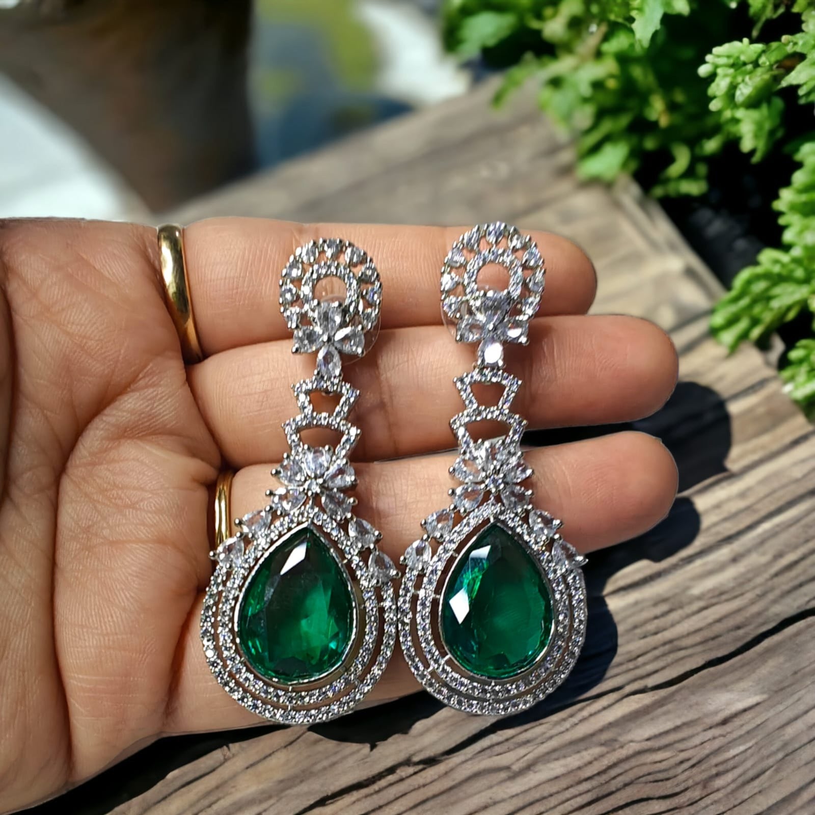 Vesna AD Earring - Green