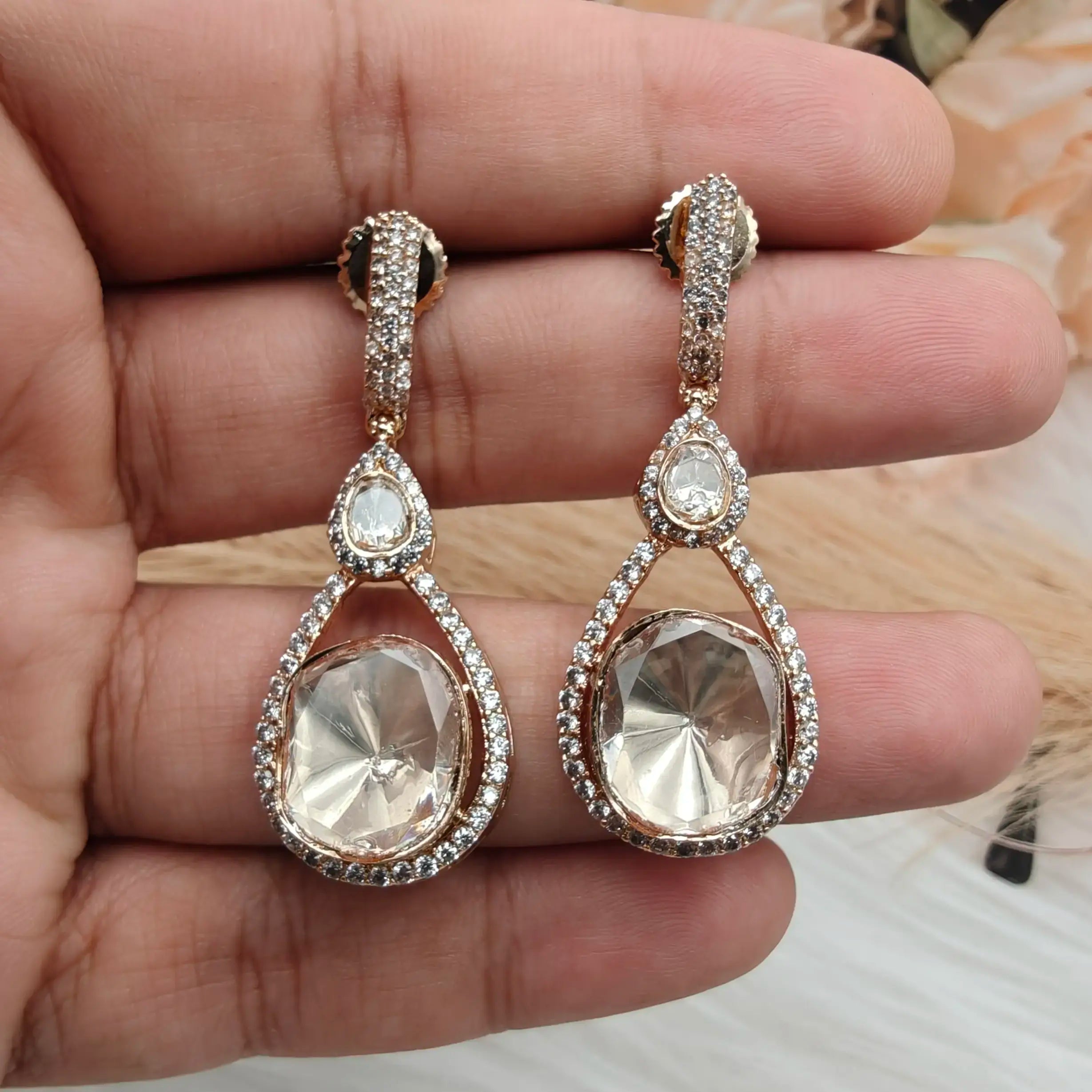 Aurelia Moissanite Danglers