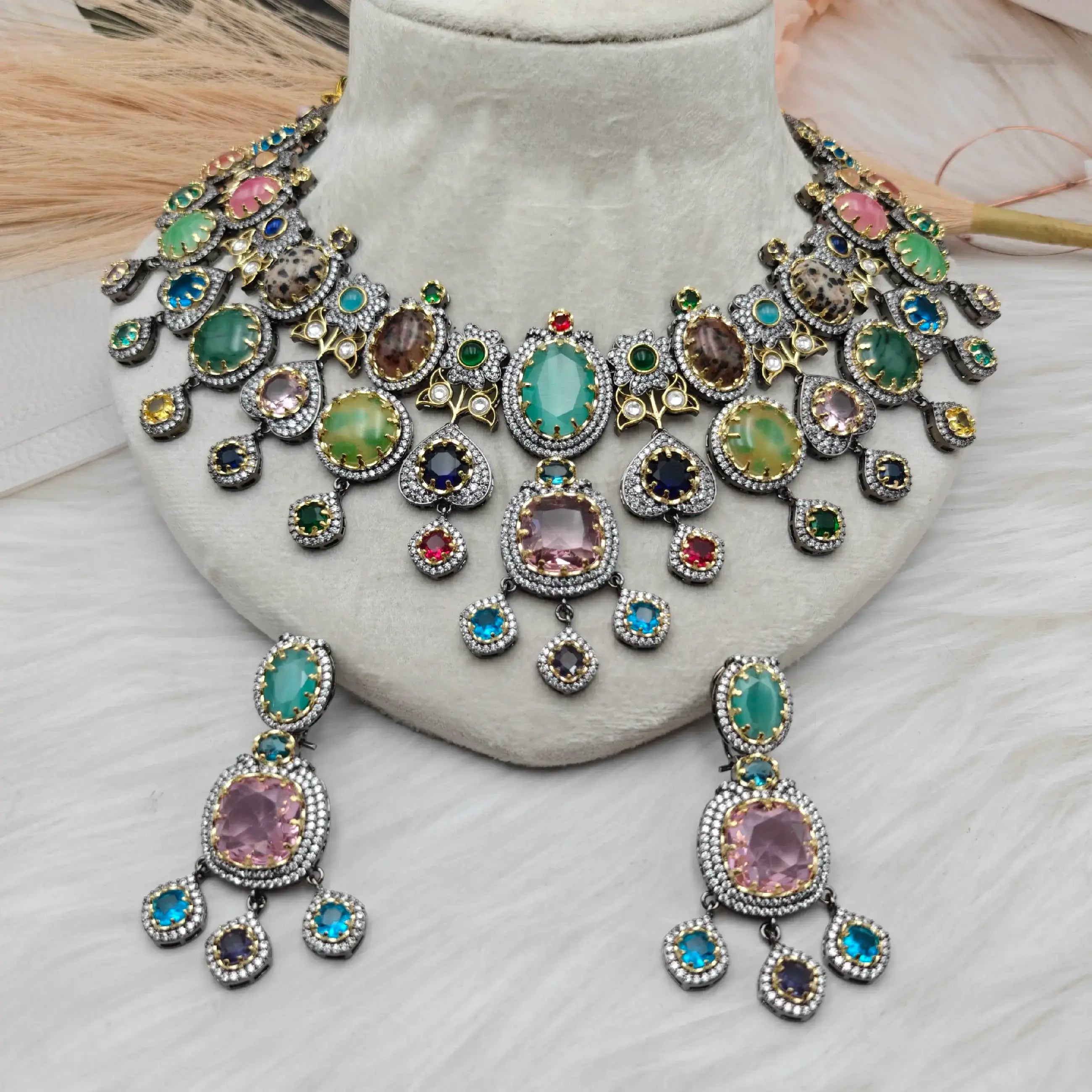 Sabya Inspired Emily Heritage Premium Necklace Set