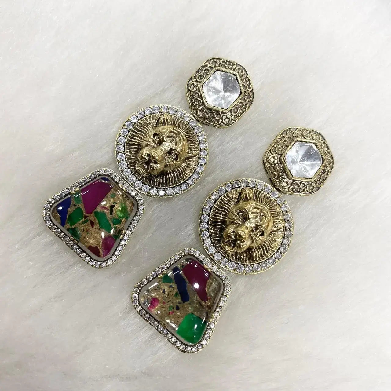 Simhara Earrings - Multi