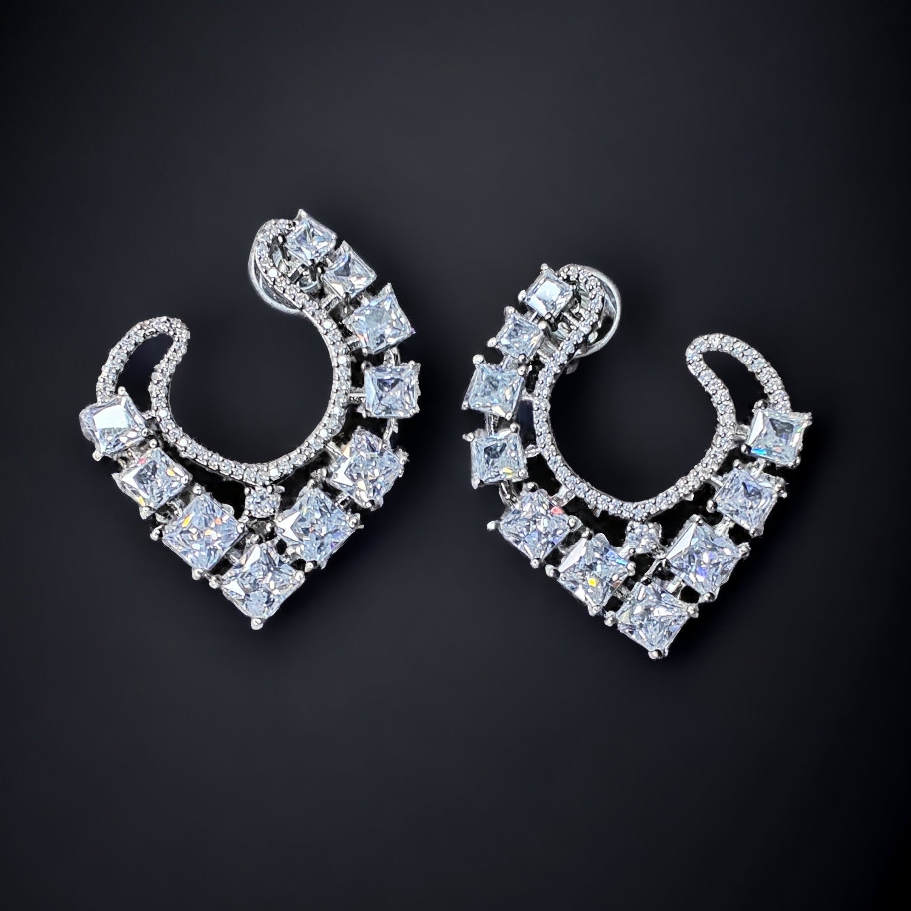 Samira AD Earrings- White