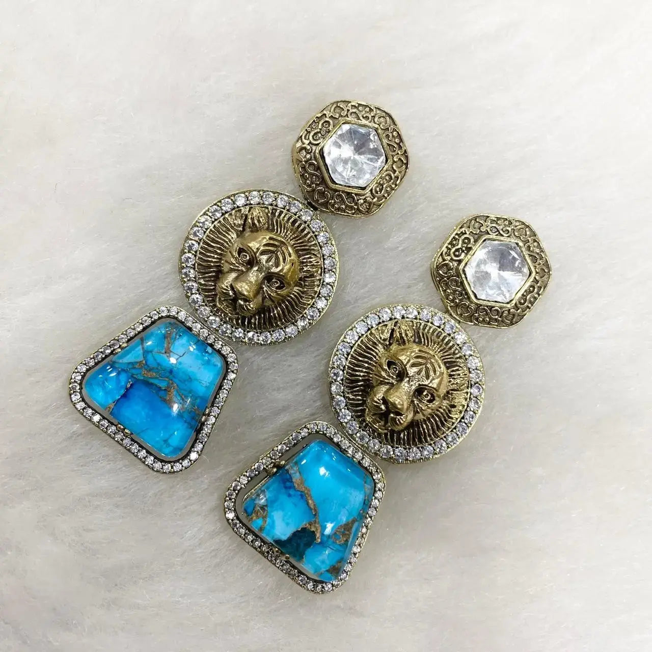 Simhara Earrings - Turquoise