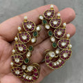Suroor Earcuff - Ruby n Green
