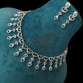 Zivaah AD Necklace Set- Light Yellow