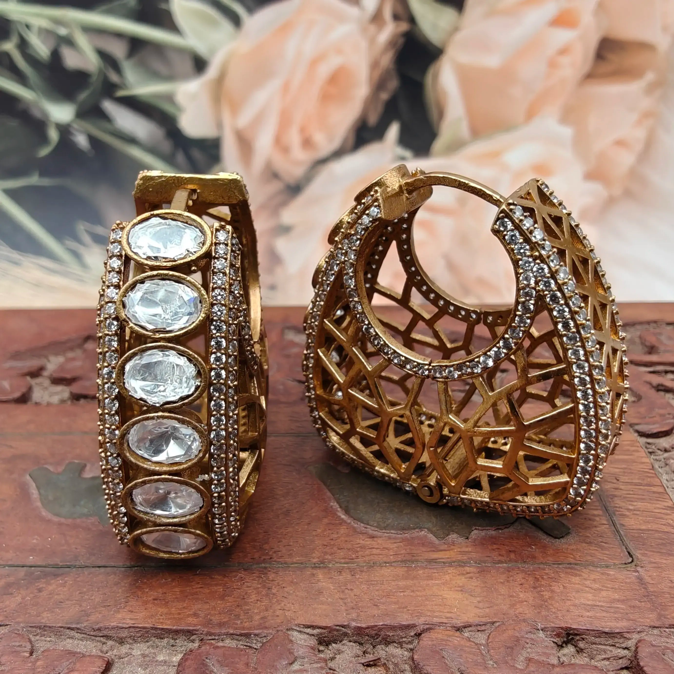 Regalia Hoops - White