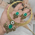 Sashvi Apala Style Fusion Hasli - Mint green