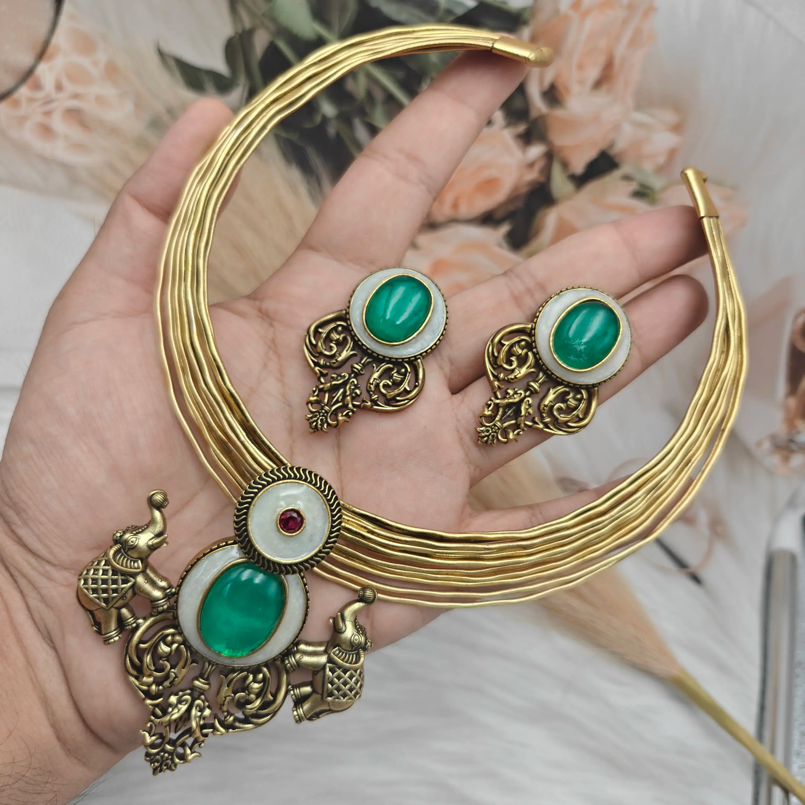 Sashvi Apala Style Fusion Hasli - Mint green