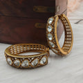 Karuna Uncut Polki Hoops