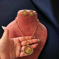 Chakra Pendant Set- Gold Plated