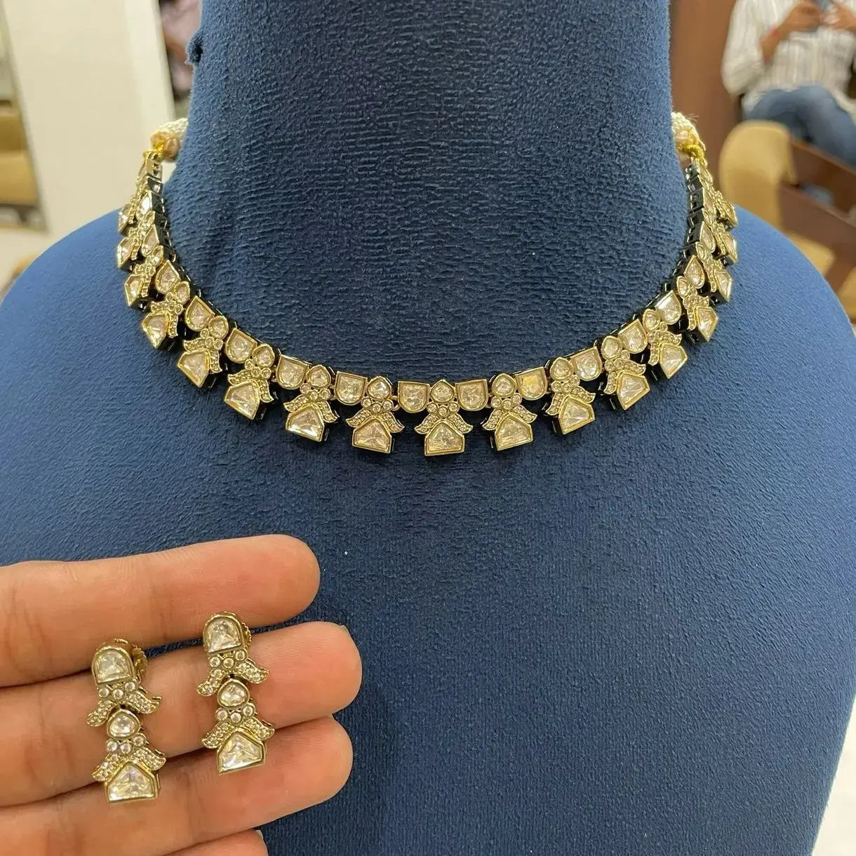 Sargun Premium Moissanite Necklace Set