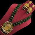 Gaja Long Necklace- Green