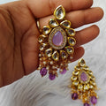 Samriddhi Lavender Kundan Earring