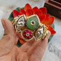Sayantani Amrapali Brass Fusion Handcuff - Mint