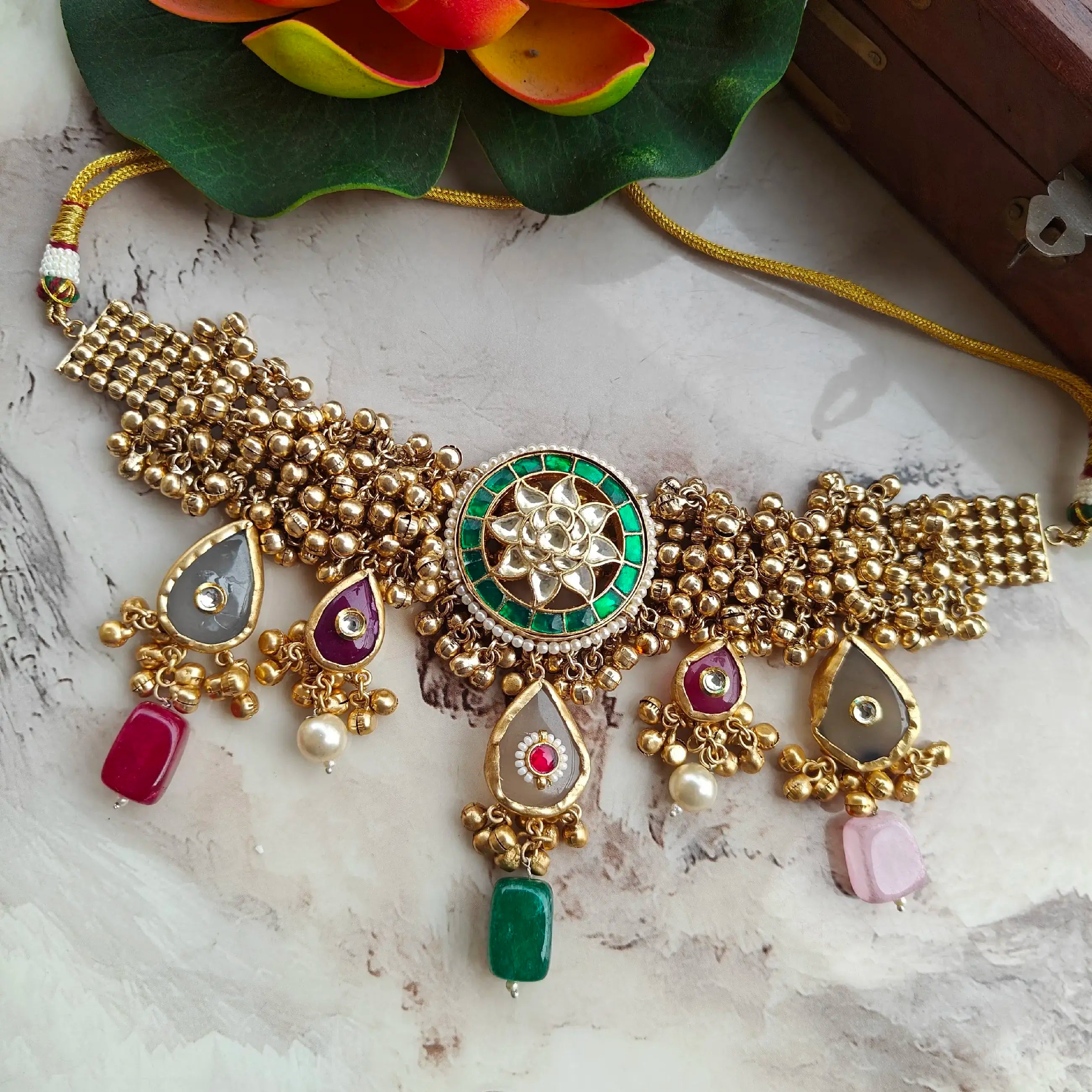 Gustakh Amrapali Ghungroo Choker