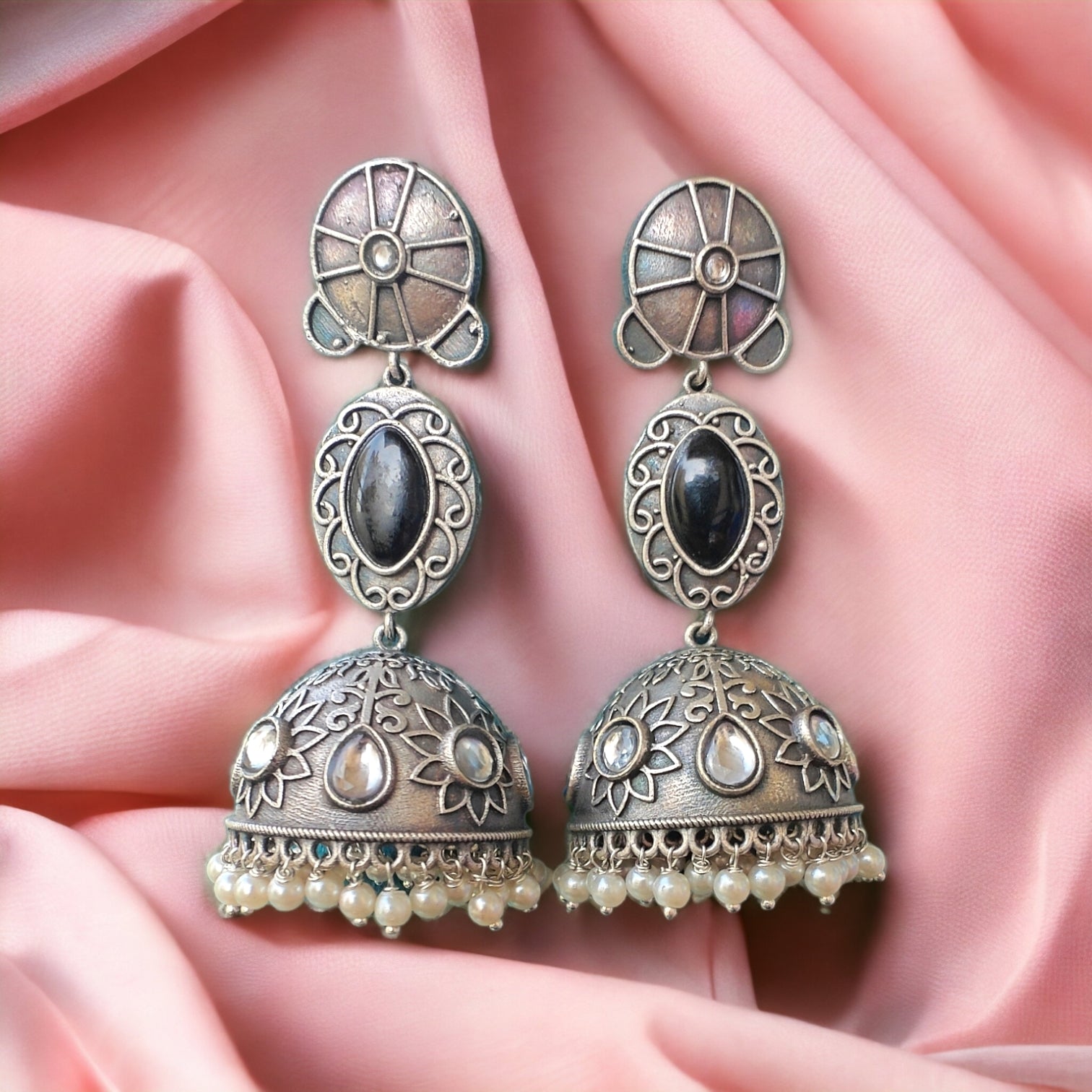 Gazal Jhumki - Black