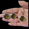 Naaz Pendant Set- Parrot Green