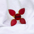 Flower Druzy Ring
