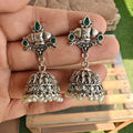 Vaidehi Jhumki- Green