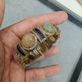 Banno Sabyasachi Inspired Openable Bangle- Blue Multi