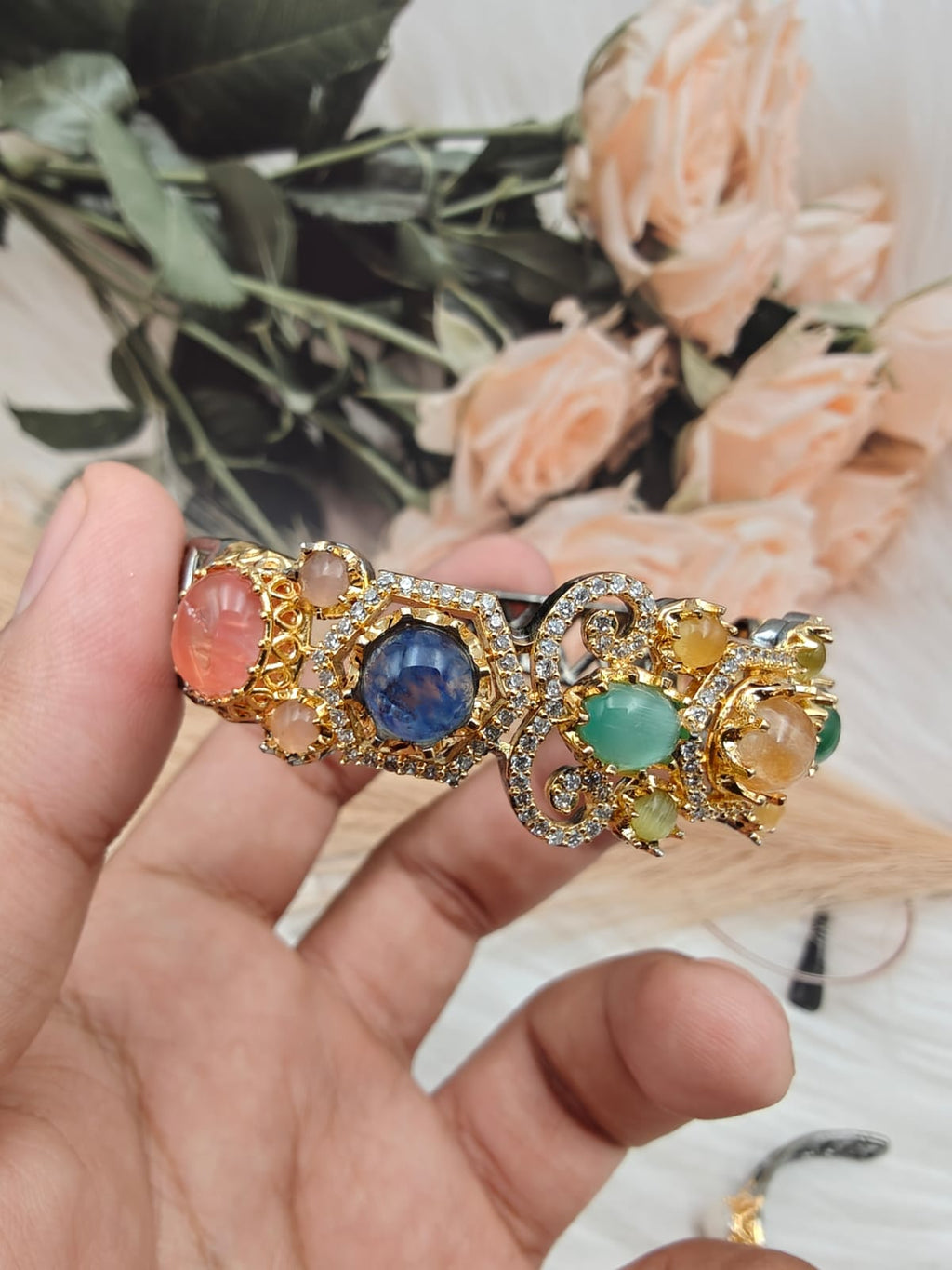 Sabya Inspired Jiena Gemstone Handcuff