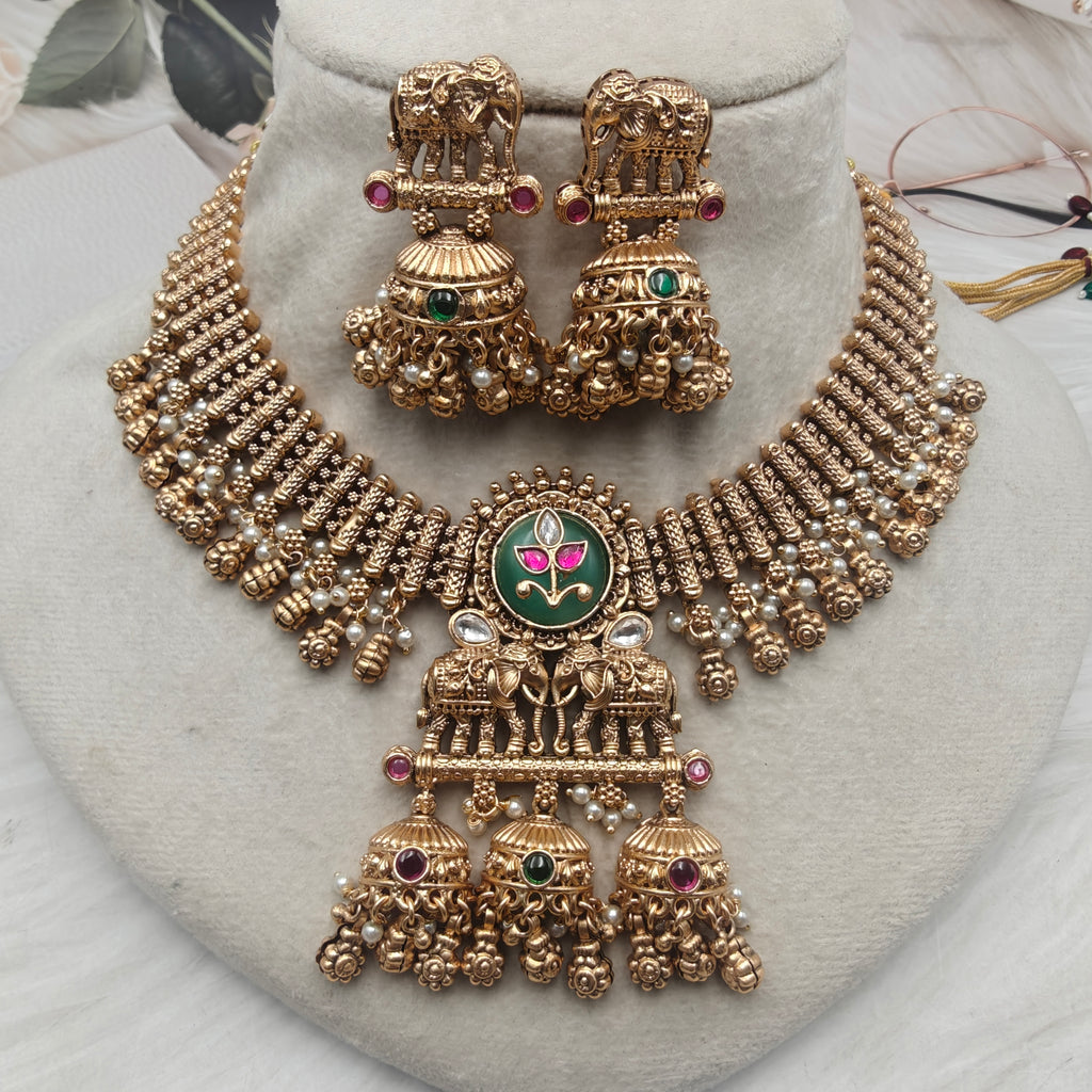 Ekisha Elephant Heritage Necklace Set