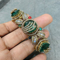 Ananta Quartz Doublet Bracelets- Green