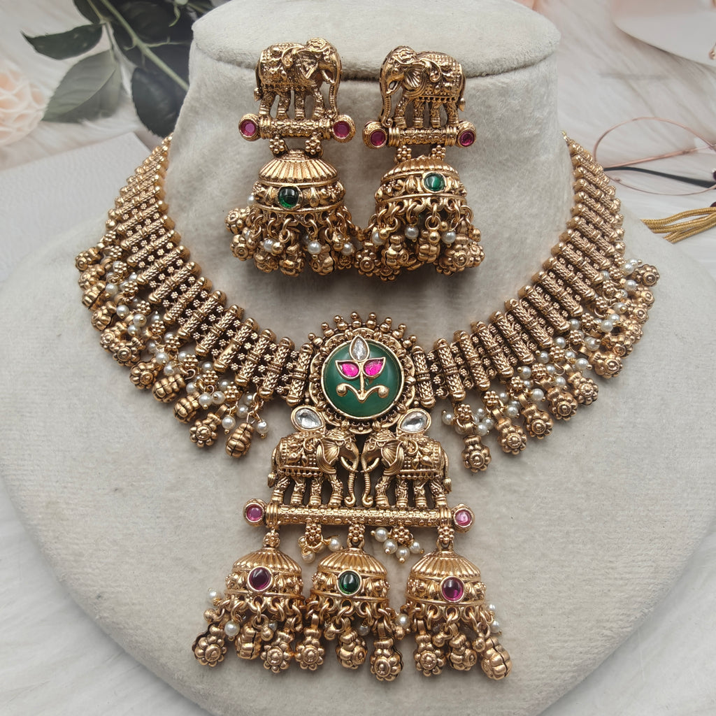 Ekisha Elephant Heritage Necklace Set