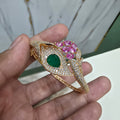Renee Hazoori Doublet Openable Bracelets - Magenta Emerald