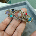 Anantika Sabya Inspired Quartz Doublet Adjustable Bracelet- Multi 2