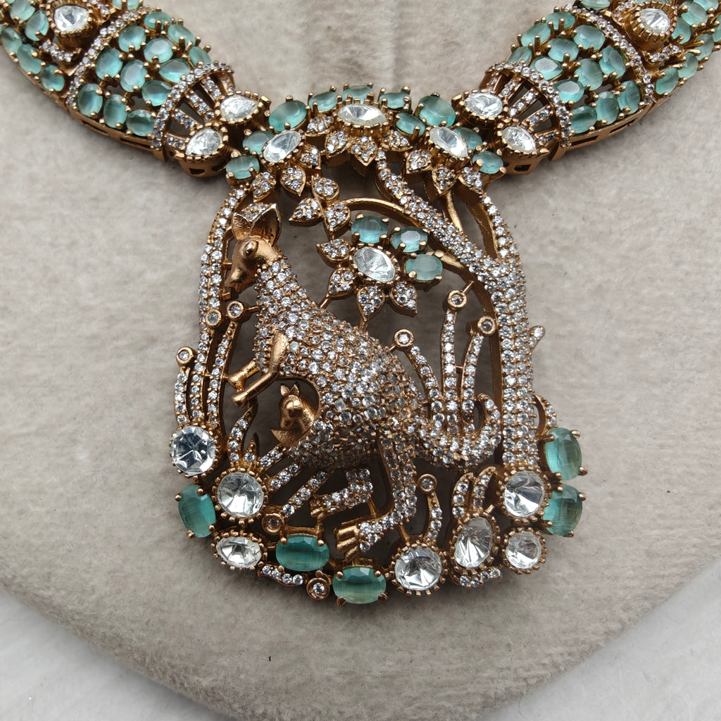 Kangura Legacy Necklace Set- Aqua Green