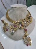 Sarika Handcrafted Uncut Moissanite Polki Set