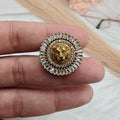 Bagh Baguette AD Adjustable Ring