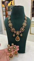 Emari Sabya Heritage Inspired Long Necklace Set- Multi