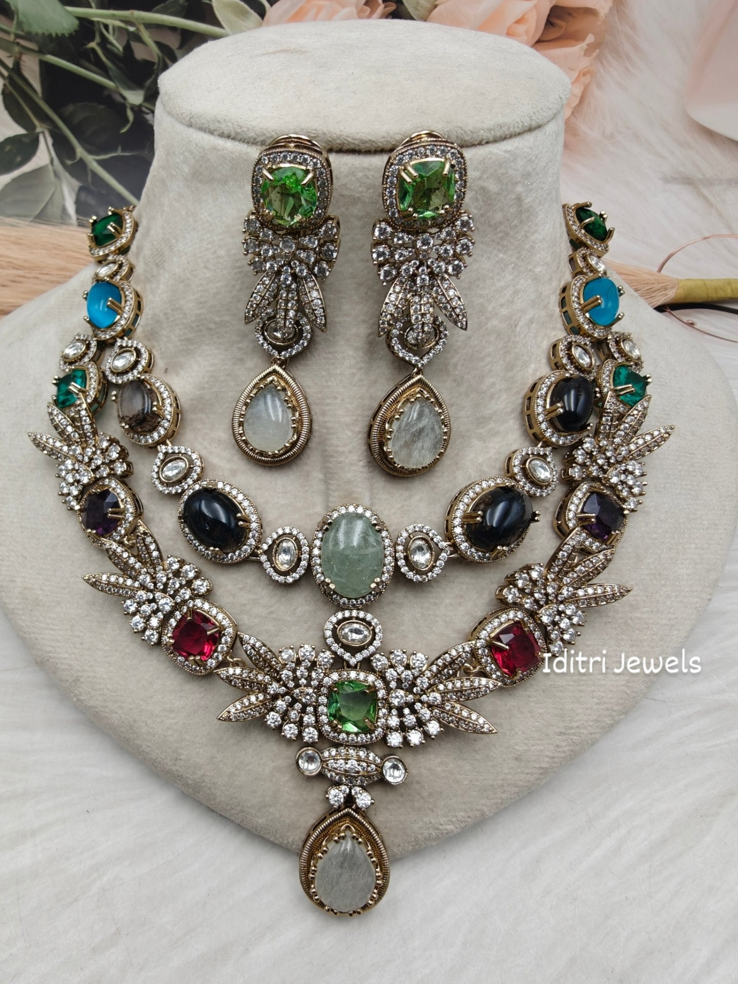Sabyasachi Inspired Begum Noor Couture Necklace Set