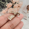 Bird Moissanite Adjustable Ring- White
