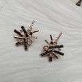 Charvie Crystal AD Studs- Black