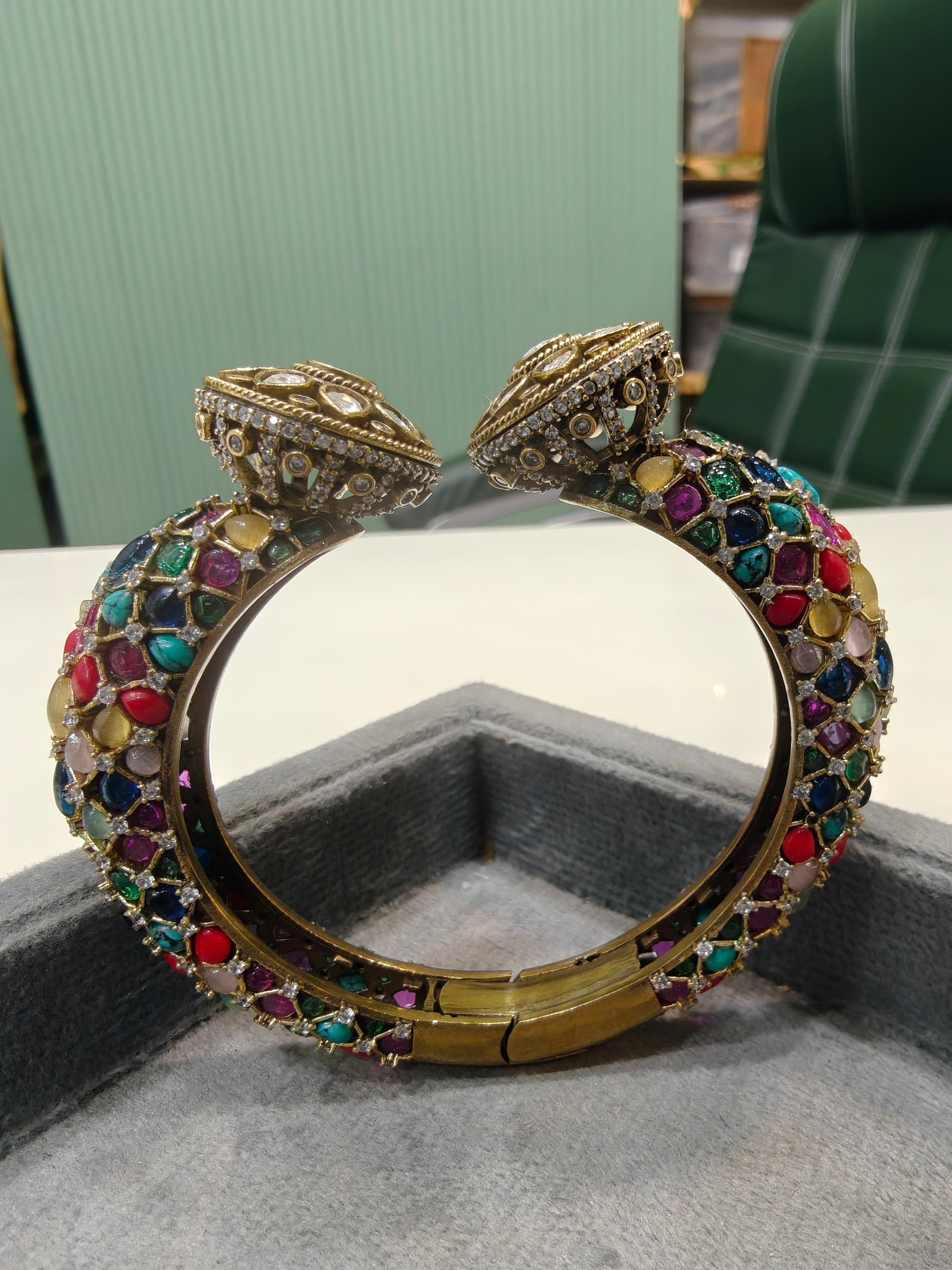 Ruban Openable Bracelet Kangan- Multi