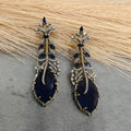 Varenya Doublet Earrings- Blue