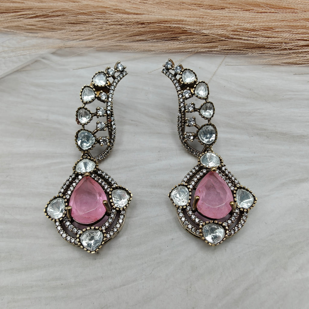 Mabel Doublet Earrings - Pink