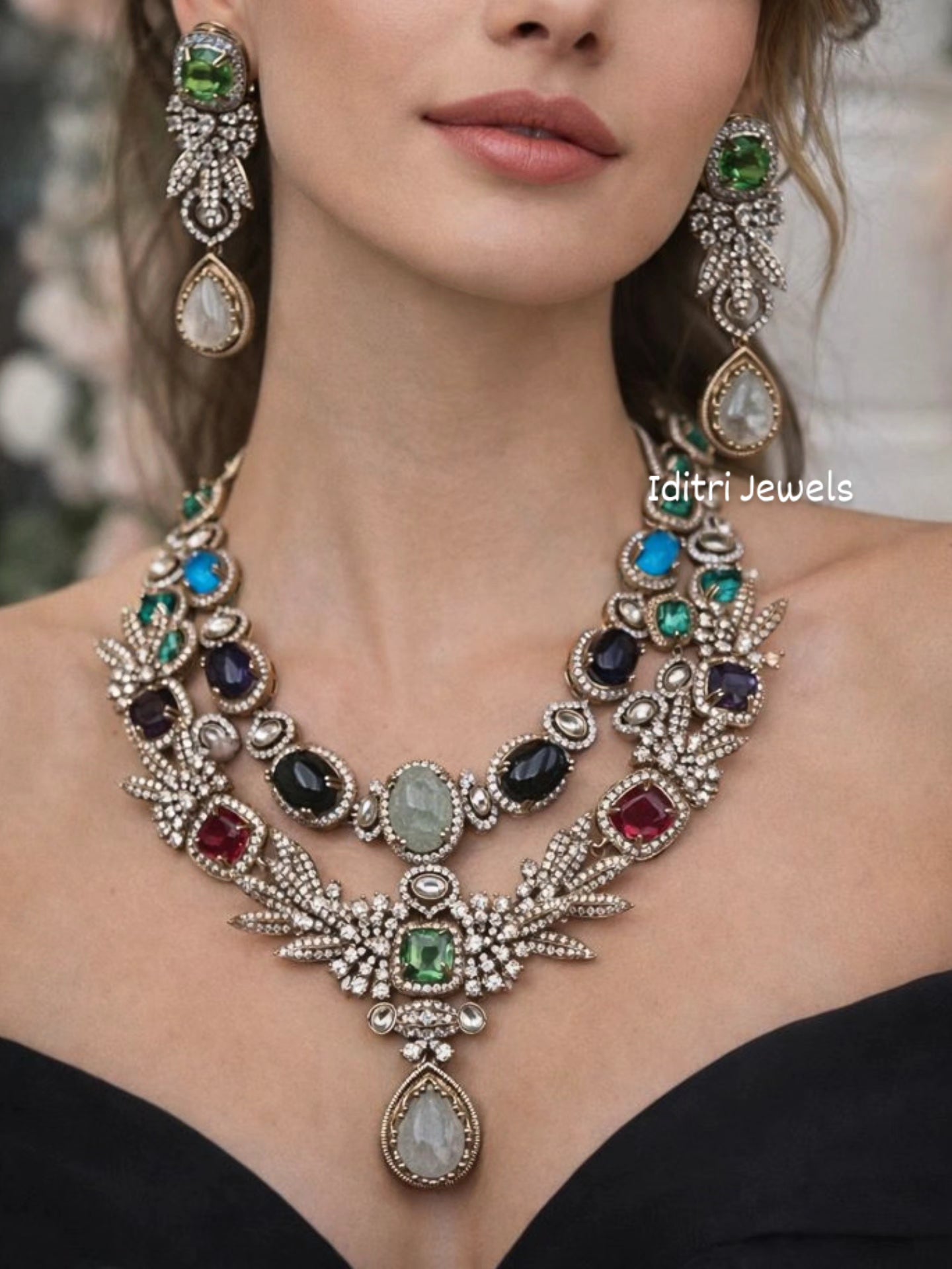 Sabyasachi Inspired Begum Noor Couture Necklace Set